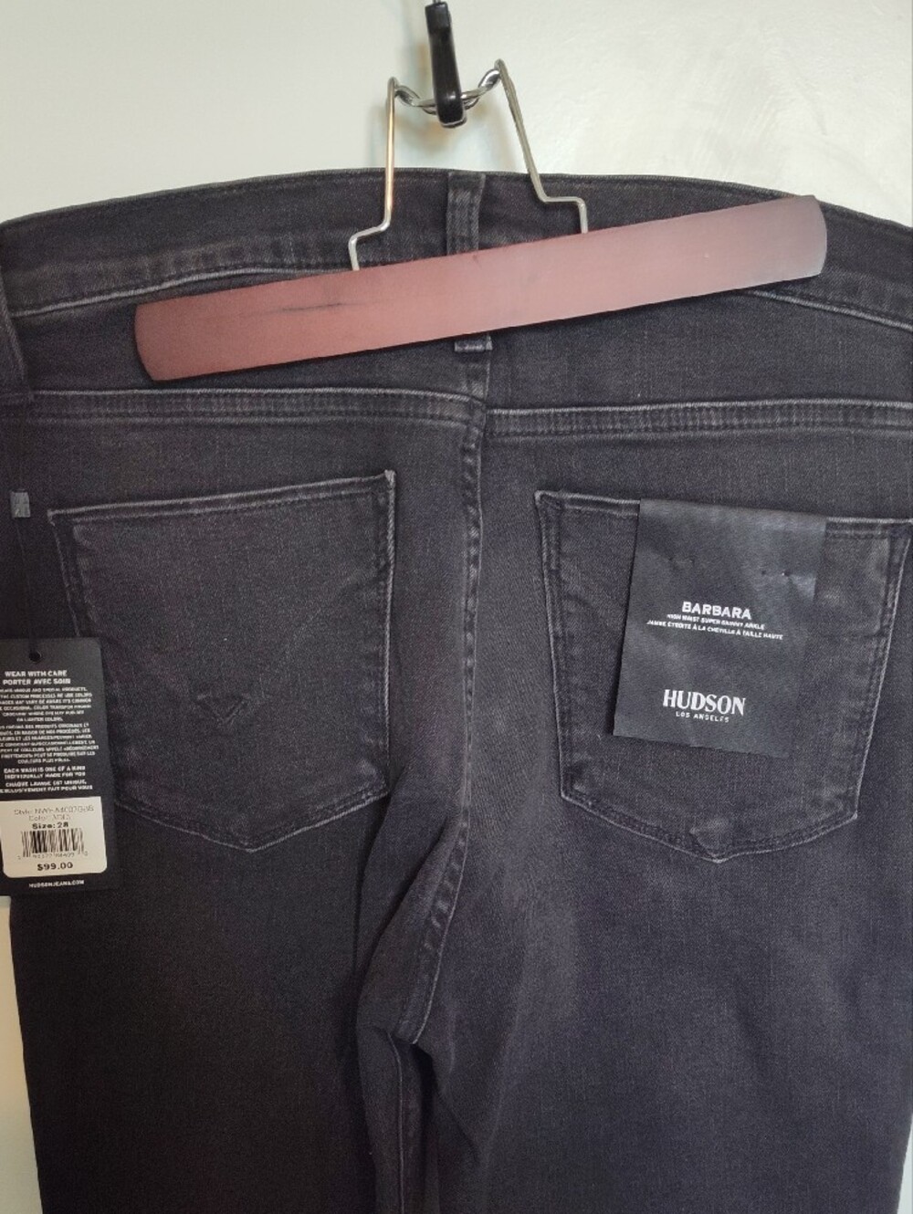 HUDSON Jeans Barbara High Waist Super Skinny Ankle - Picture 7 of 7